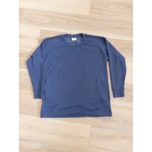 SAGE COLLECTIVE Long‎ Sleeve Crew Neck Tunic Top Size Large Blue